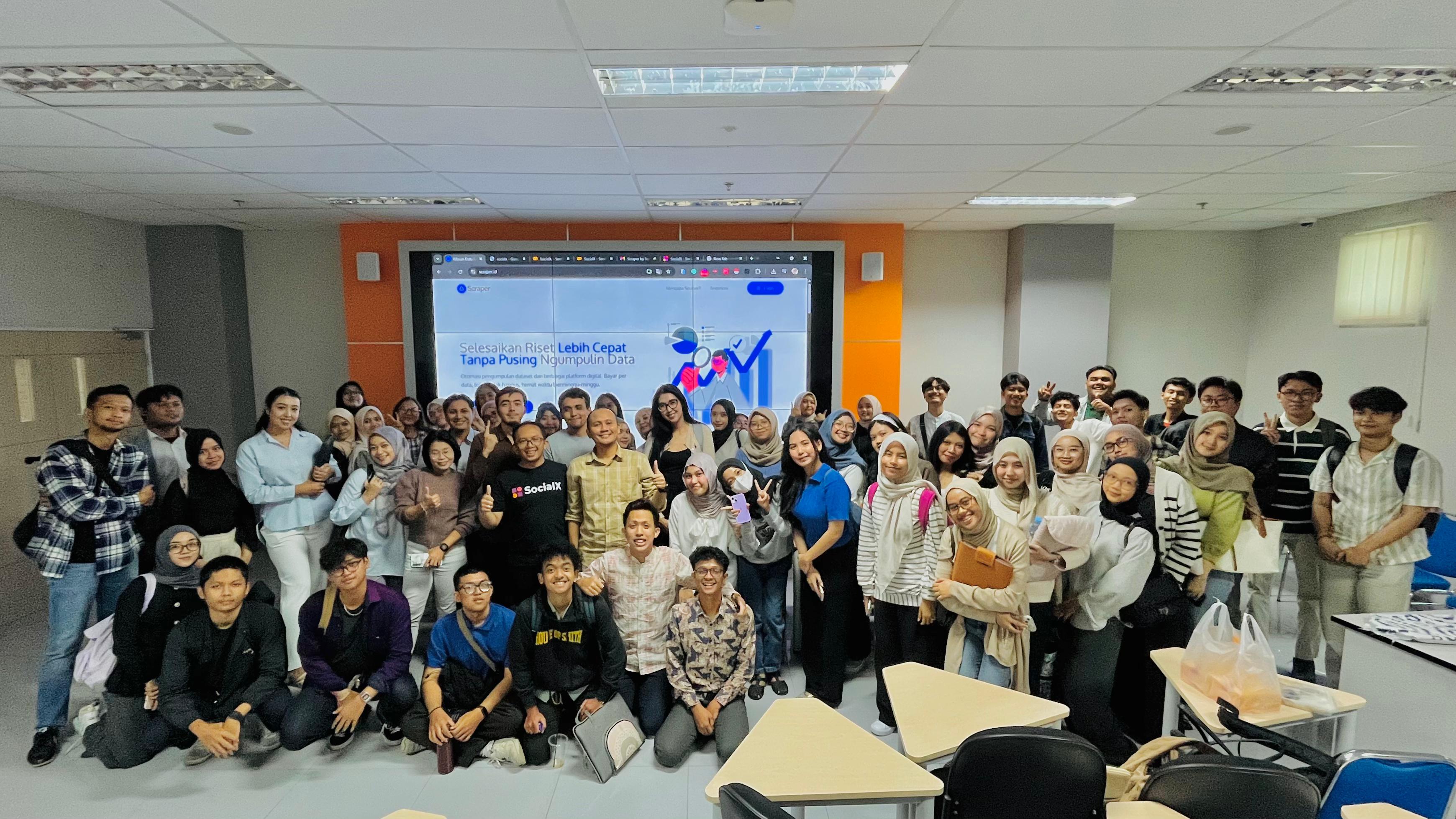 SocialX Ajak Mahasiswa UPI Manfaatkan Data Media Sosial untuk Riset