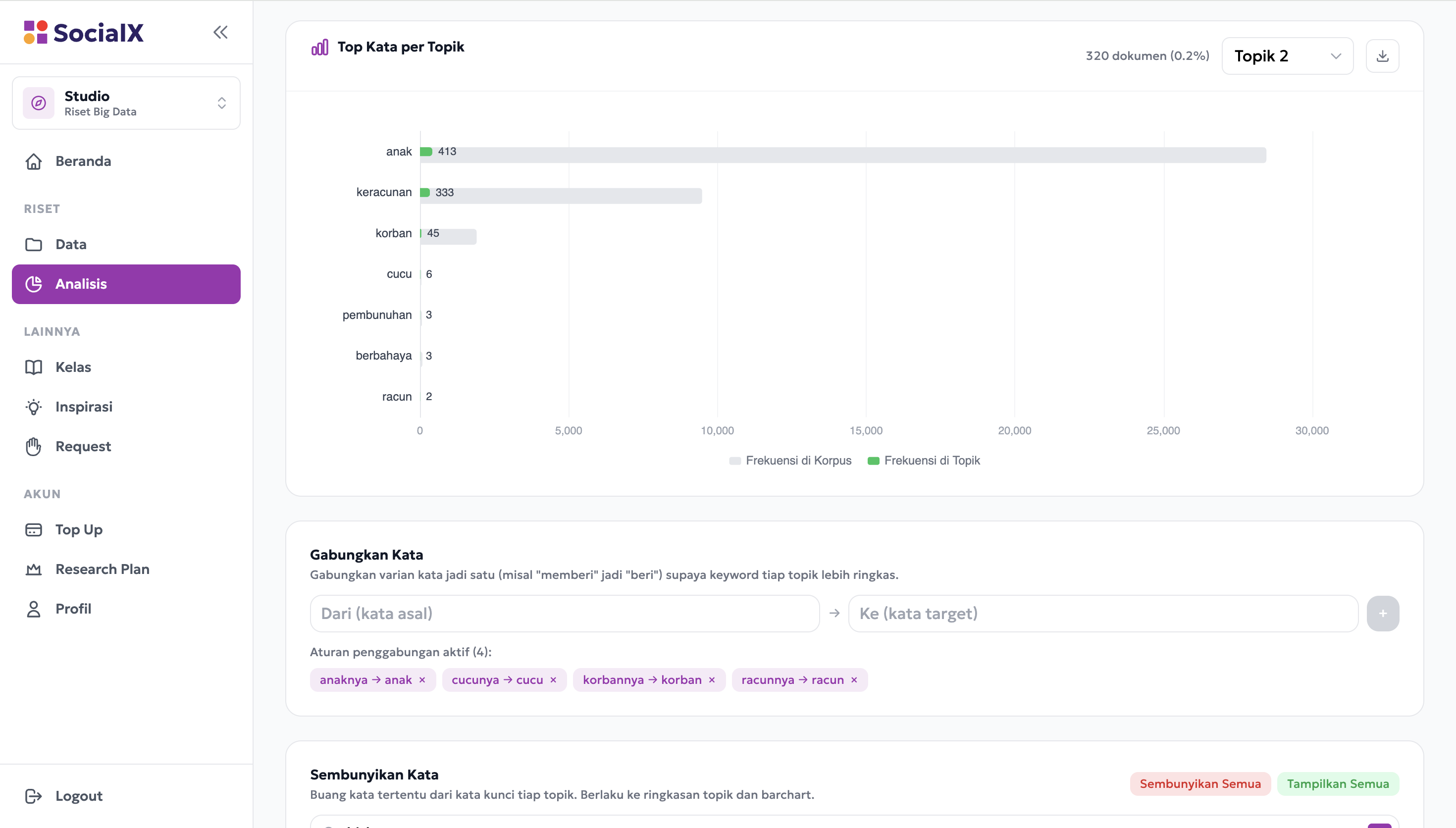 Topic Modeling (BERTopic)