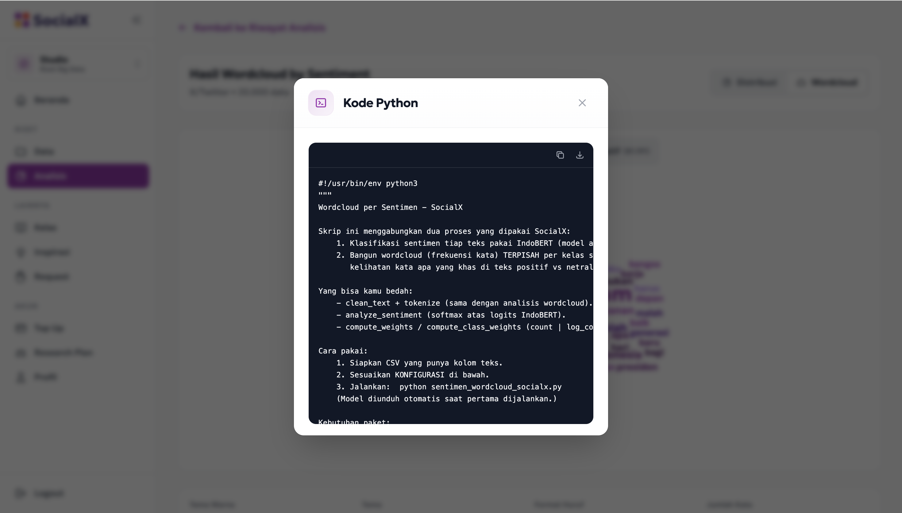 Kode Python